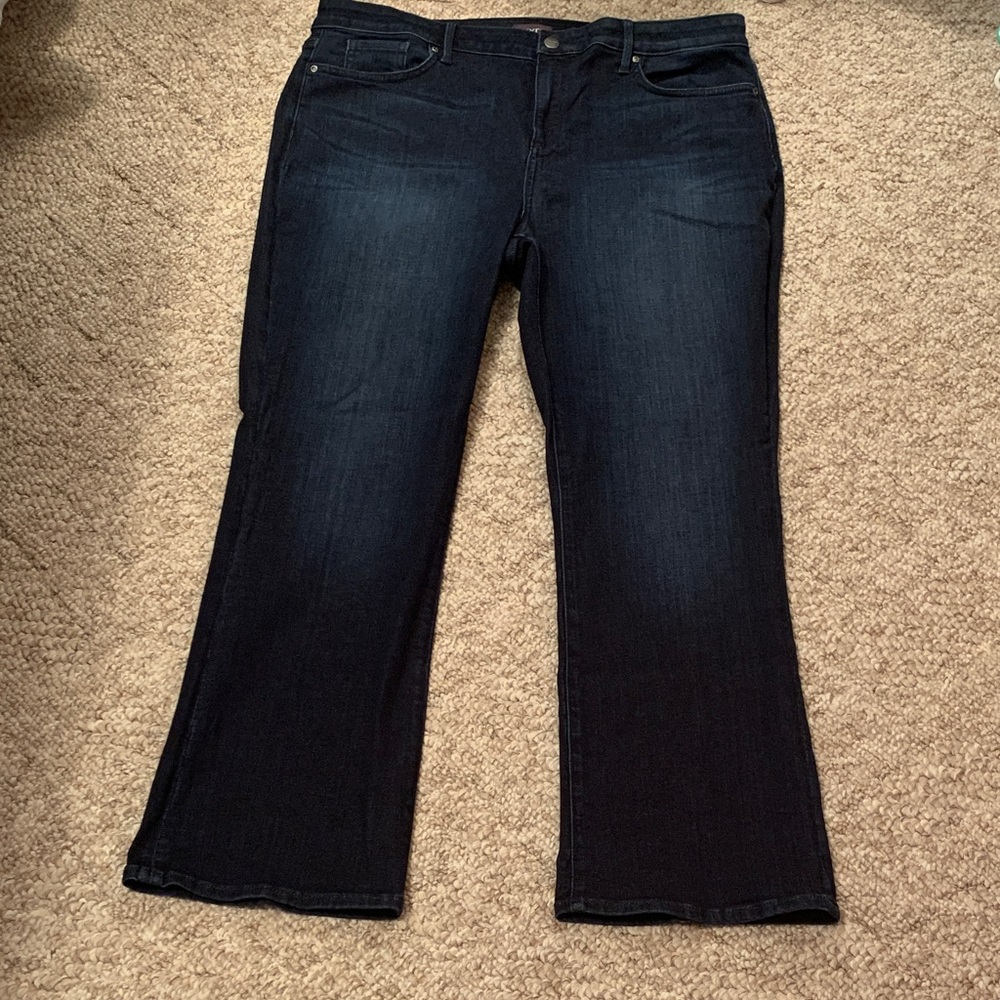 Women’s NYDJ size 18 petite Dark wash Bootcut Jeans